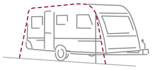 Ideaal Instrueren Lelie Caravan voortenten en luifels - The Hap Caravans